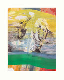 Pavel Šmíd – sítotiskový monotyp – náhled tisku s paspartou