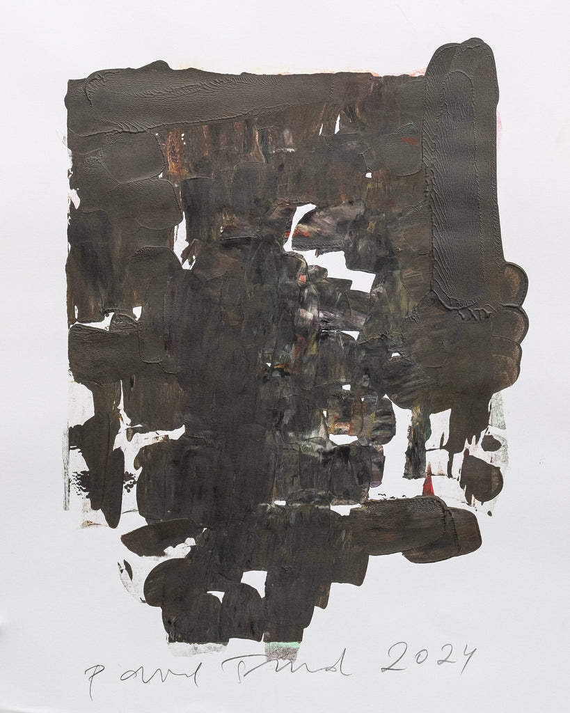 Pavel Šmíd – sítotiskový monotyp – náhled tisku