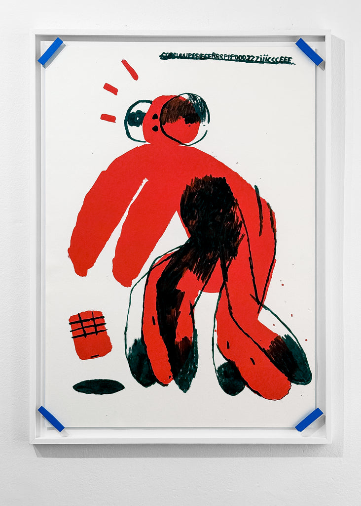 Vladimir 518 : 5056-sítotisk a tuš-kazetový rám