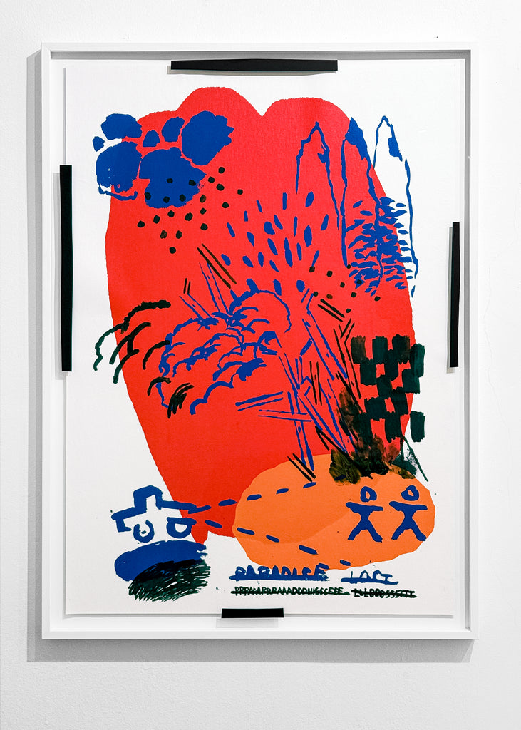 Vladimir 518 : 5065-sítotisk a tuš-kazetový rám