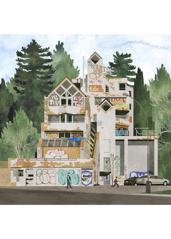 Tisk ilustrace – Hotel Vaníček – náhled