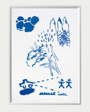 Vladimir 518 : 1044-zarámovaný sítotisk v bílém rámu