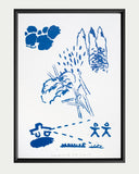 Vladimir 518 : 1044-zarámovaný sítotisk v černém rámu