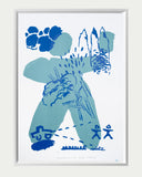 Vladimir 518 : 1046-zarámovaný sítotisk v bílém rámu