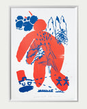 Vladimir 518 : 1048-zarámovaný sítotisk v bílém rámu