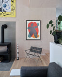 Vladimir 518 : 1050-zarámovaný sítotisk v interiéru 