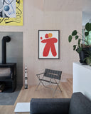 Vladimir 518 : 1065-zarámovaný sítotisk v interiéru 