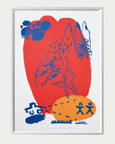 Vladimir 518 : 1070-zarámovaný sítotisk bílém rámu