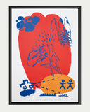 Vladimir 518 : 1070-zarámovaný sítotisk v černém rámu