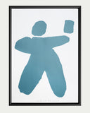 Vladimir 518 : 1075 - sítotisk v černém rámu 