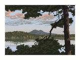 Máchovo jezero - giclée tisk Jana Šrámka - náhled