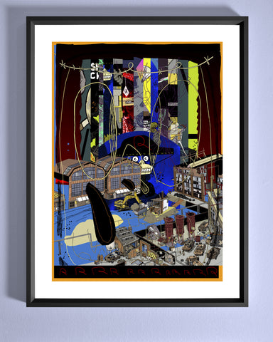 Jiří Franta – rrrrrrrrrrrr – giclée print v rámu