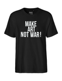Make art not war – t shirt – náhled.